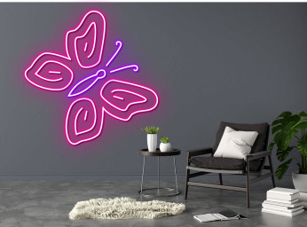 Butterfly Neon Sign Wall Art Signage
