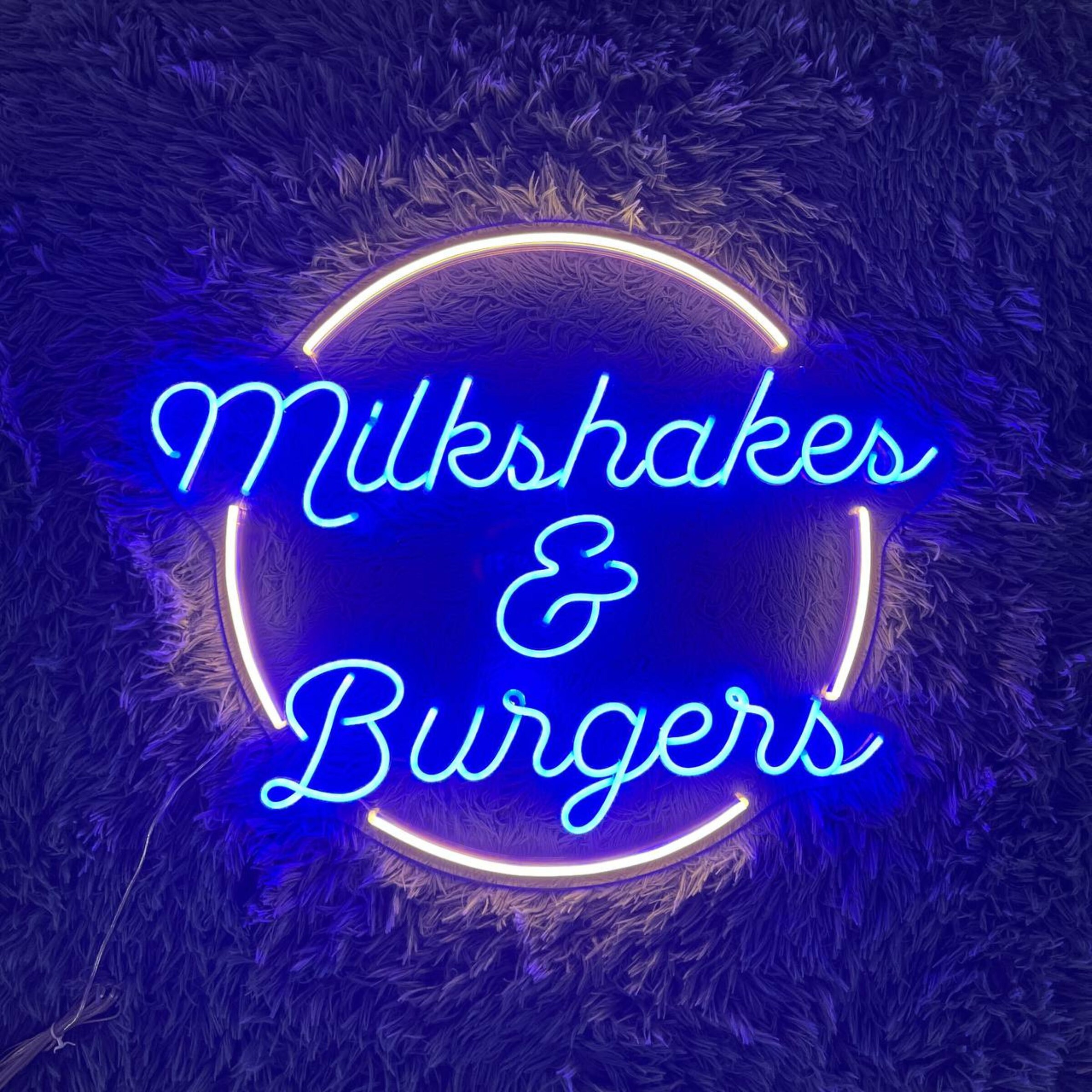 Milkshakes And Burgers Neon Sign