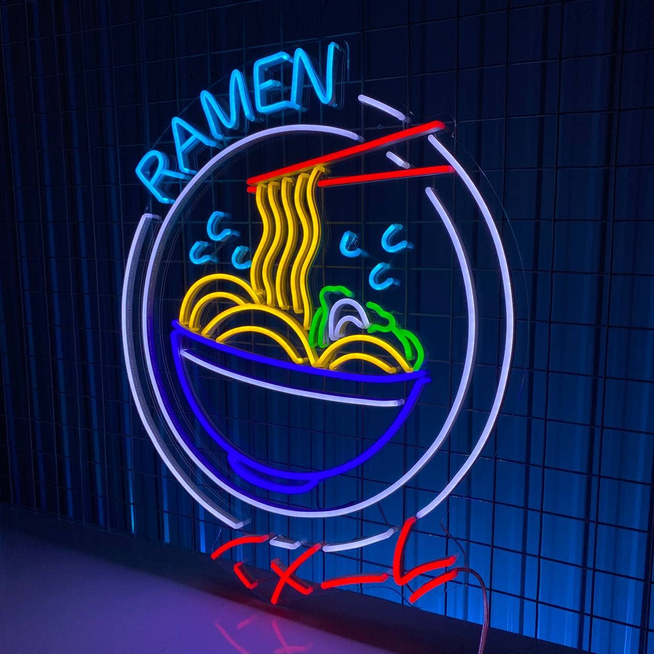 Ramen Bowl Neon Sign Ramen Restaurant Signboard Decor