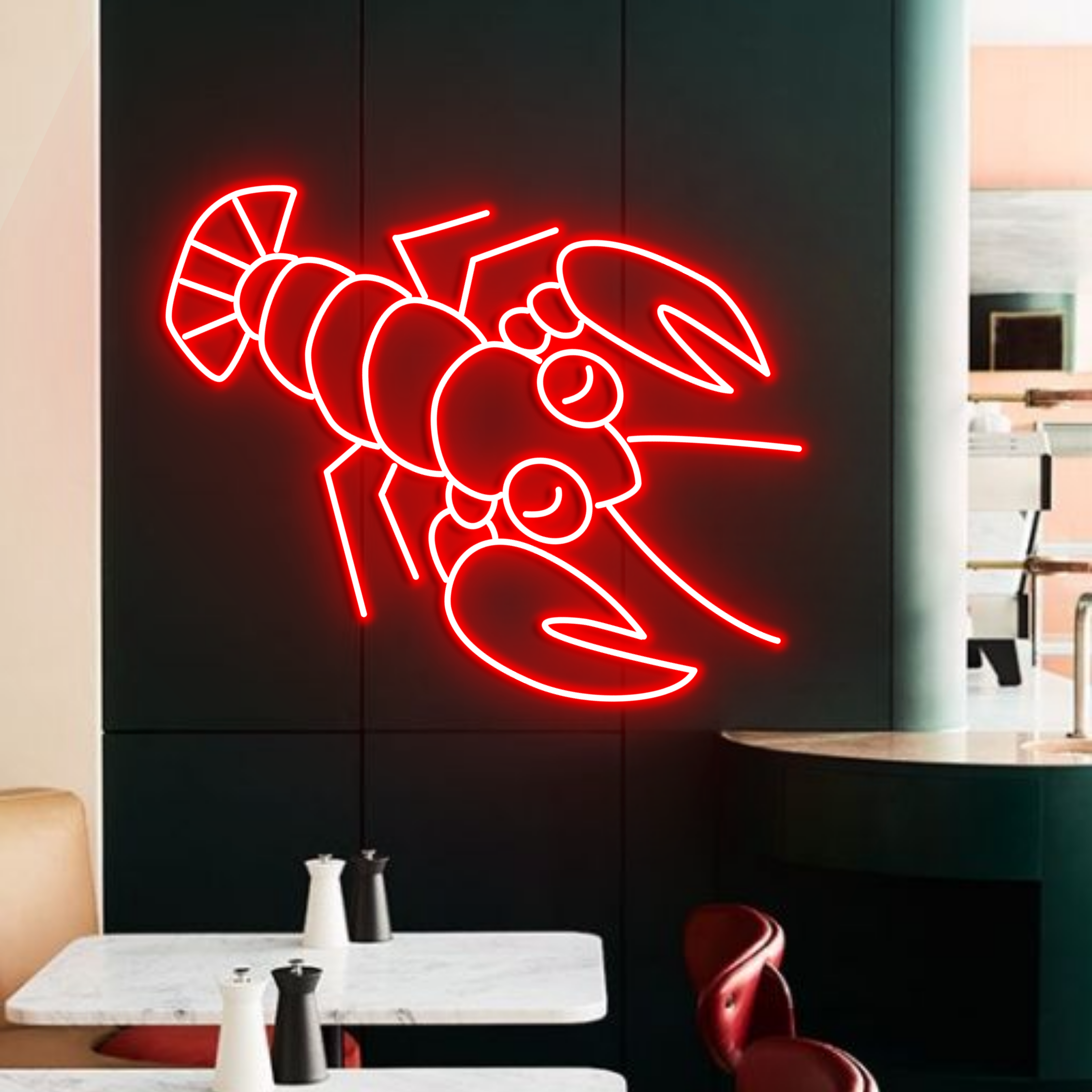 Shrimp Neon Signs Neon Sign For Restaurant Business Sign