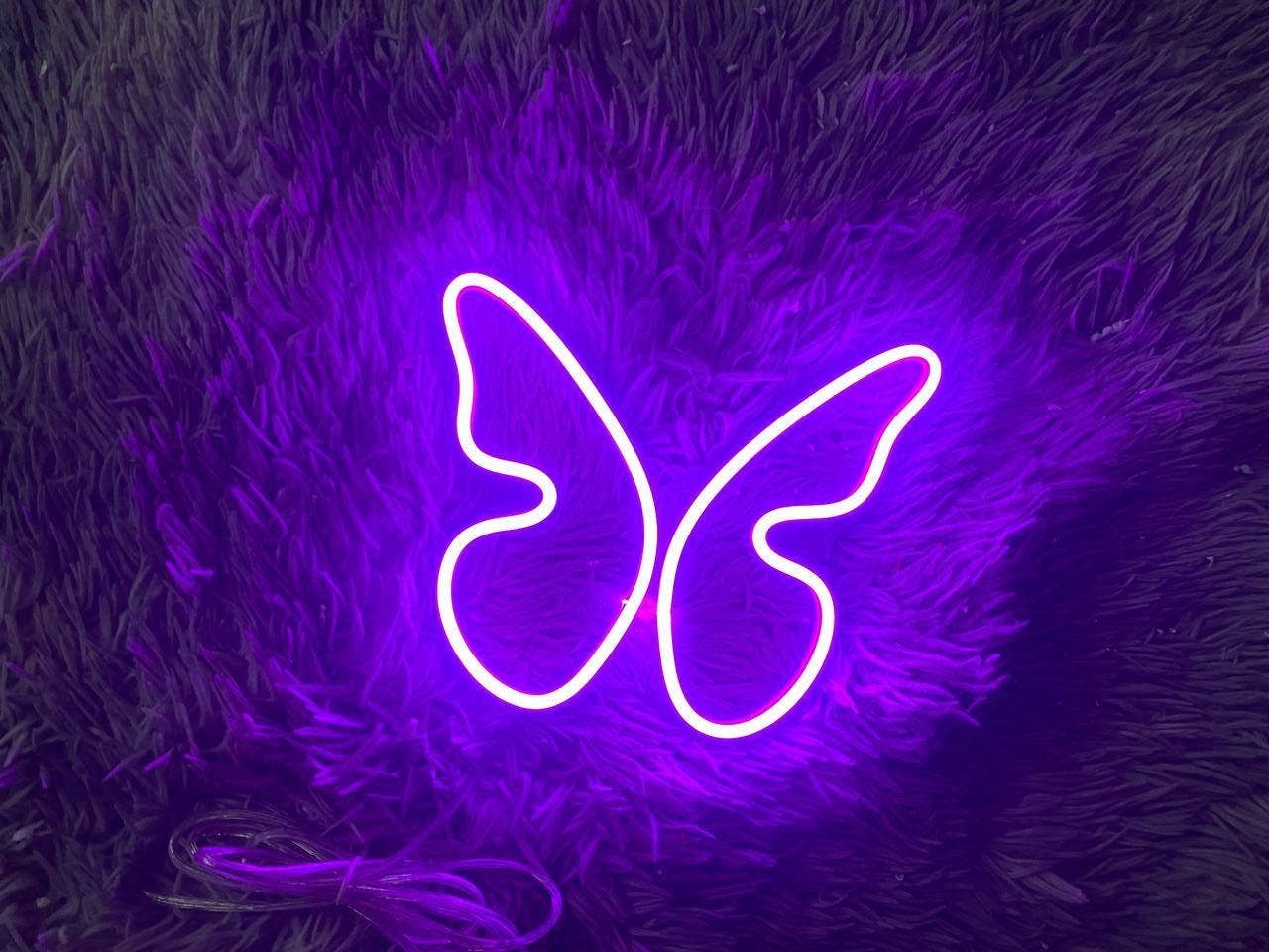 Butterfly Neon Signs Home Decor Party Decor