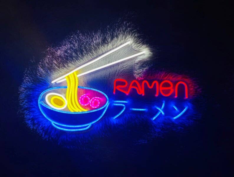 Ramen Neon Sign Japanese Noodle Led Sign Signboard