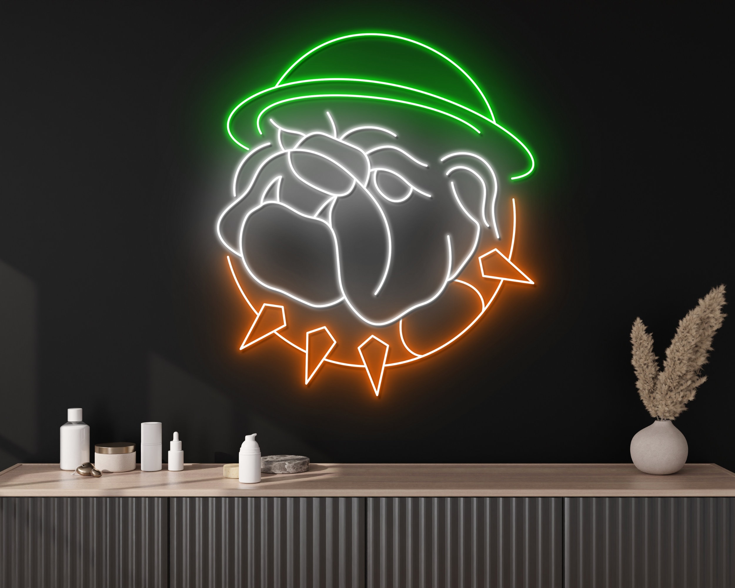 Pitbull Dog Neon Signs