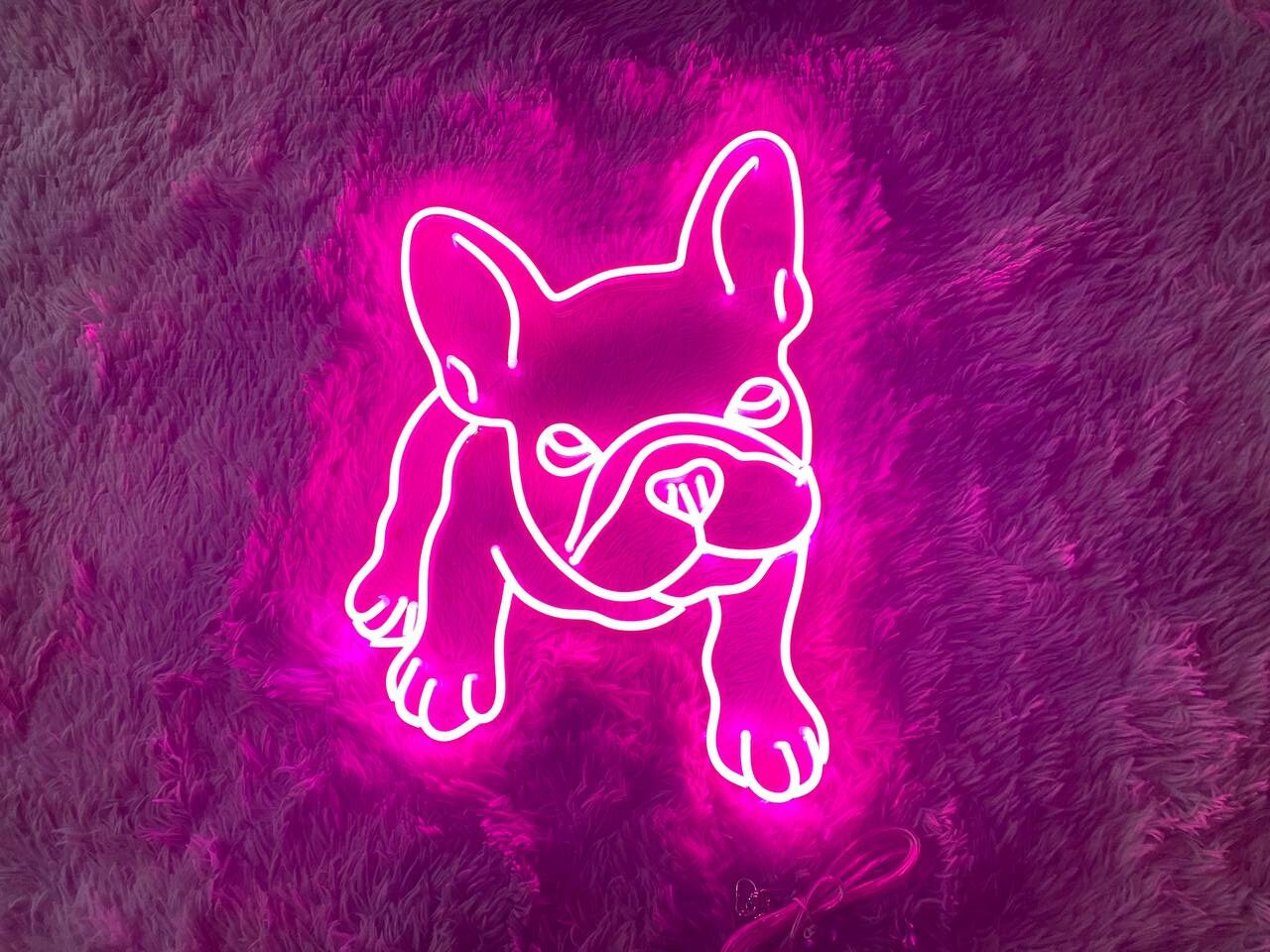 Pug French Bulldog Neon Sign Decoration Gift