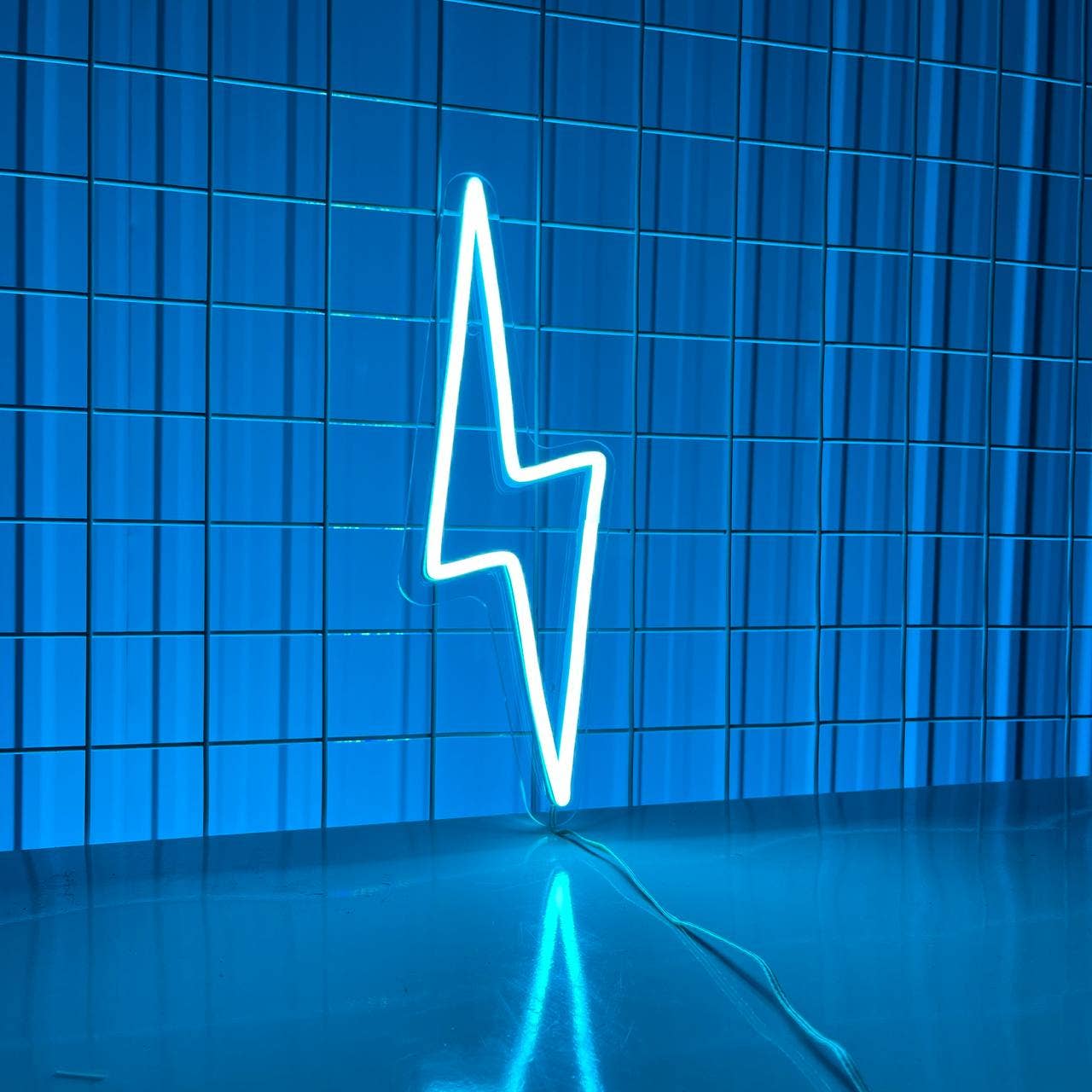 Flash Neon Signs Thunder Long-lasting Lights Wall Decor