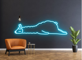 Alpaca Animal Neon Signs Decor Sign