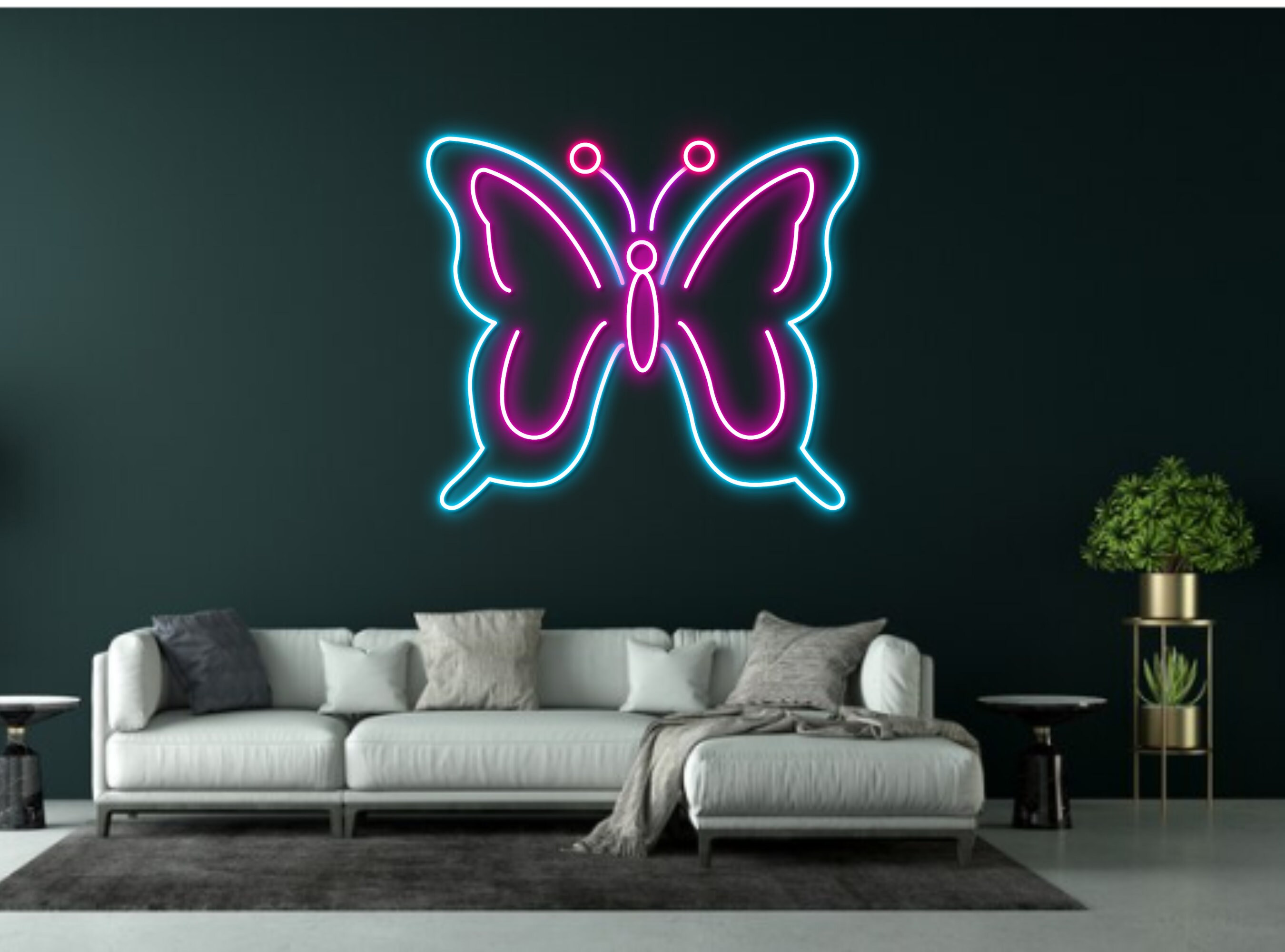 Butterfly Neon Sign Birthday Gifts