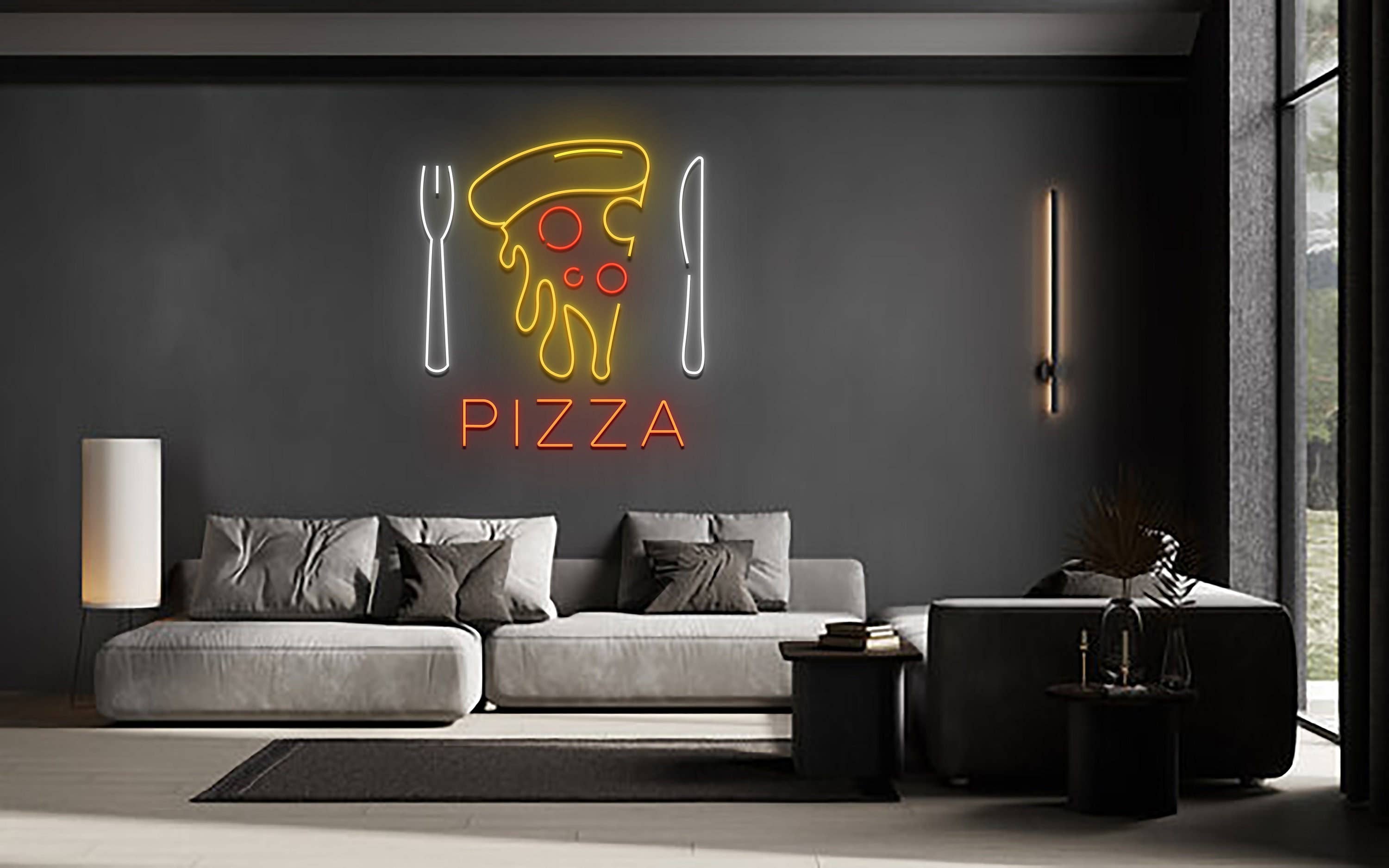 Pizza Open Neon Sign Restaurant Led Signboard