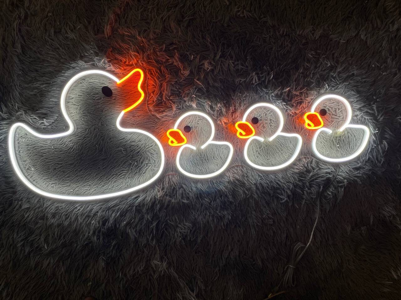 Duck Neon Signs Hanging Sign Wall Art
