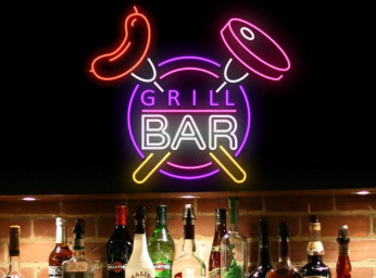Grill Bar Neon Sign Bar Pub Signboard led light Decor