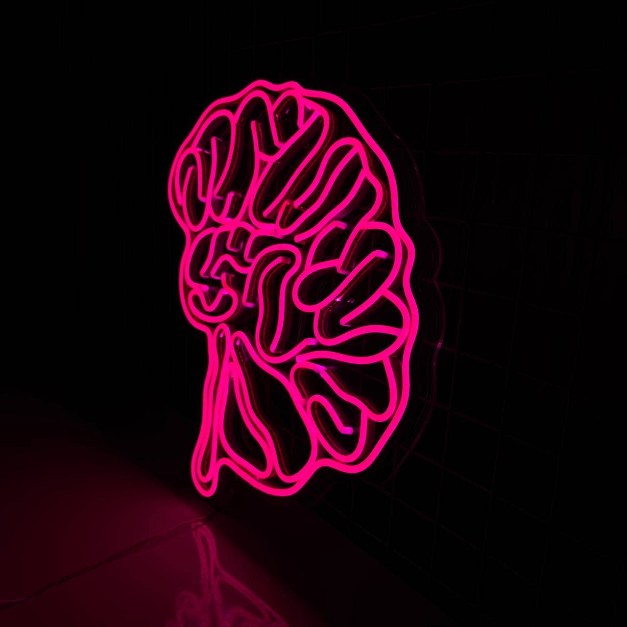 Brain Neon Signs Wall Art Decor