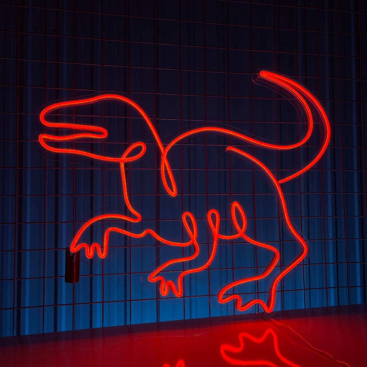 Dinosaur Neon Sign Animal Wall Decor