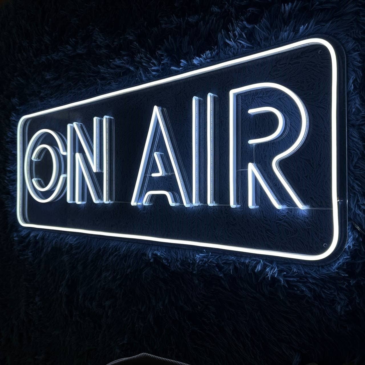 On Air Neon Sign Podcast Livestream Studio Sign Decor