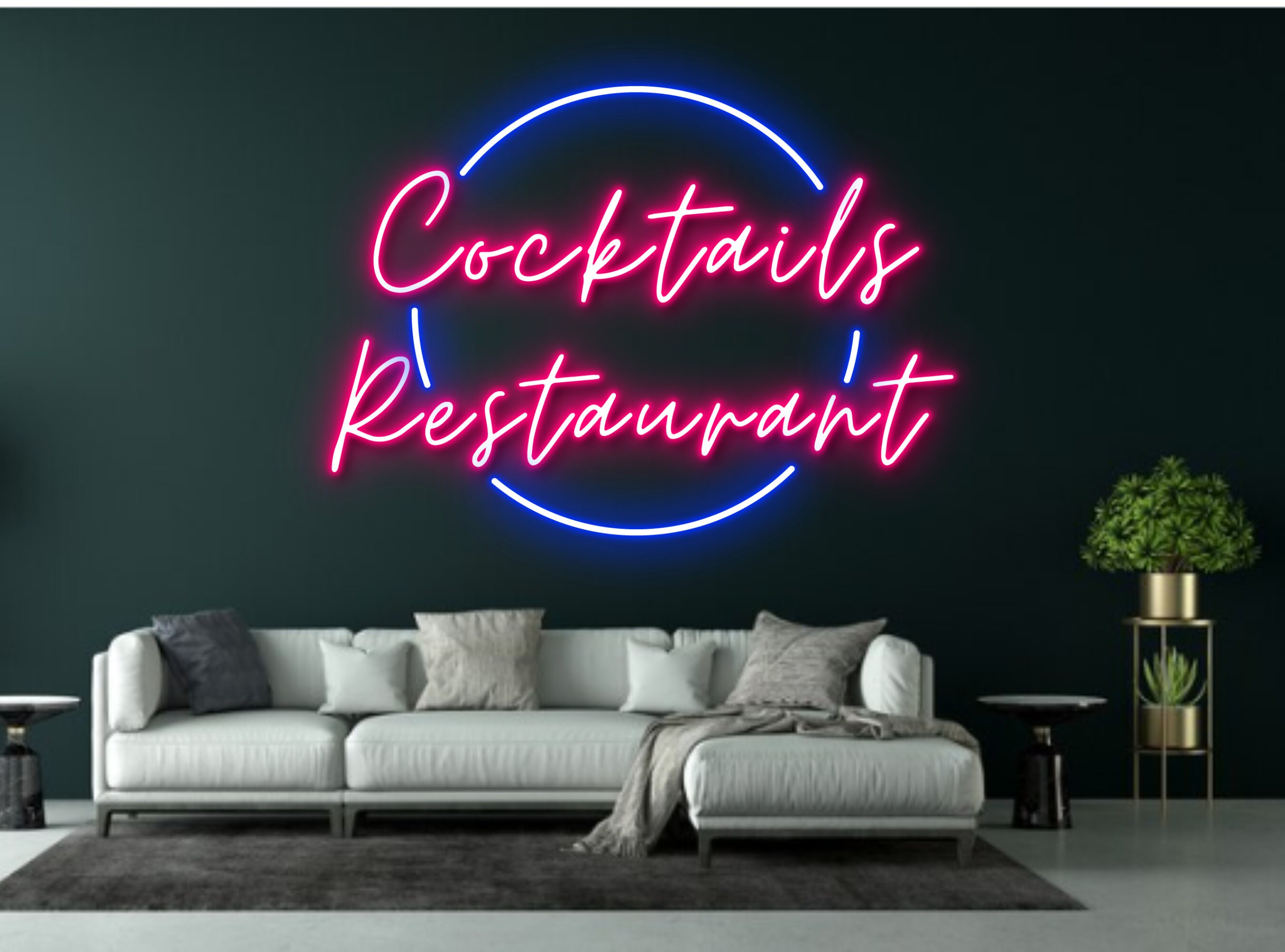 Cocktails and Restaurant Bar Pub Neon Signs