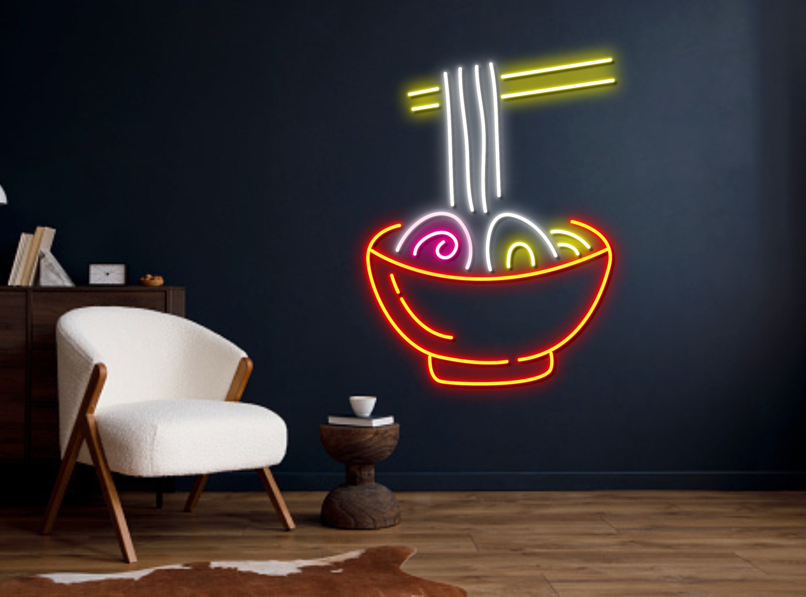 Ramen Bowl Neon Sign