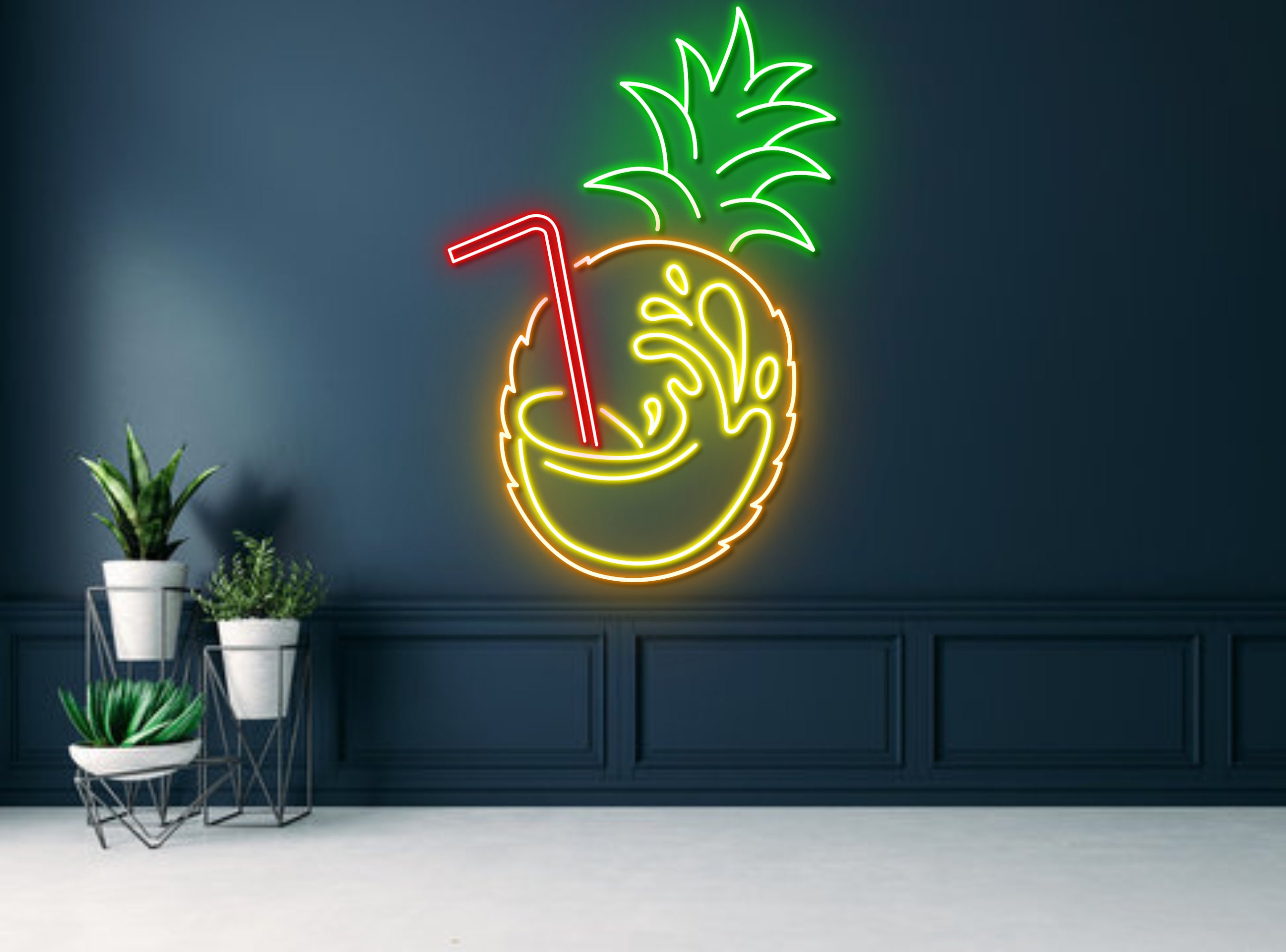 Pineapple Juice Neon Sign