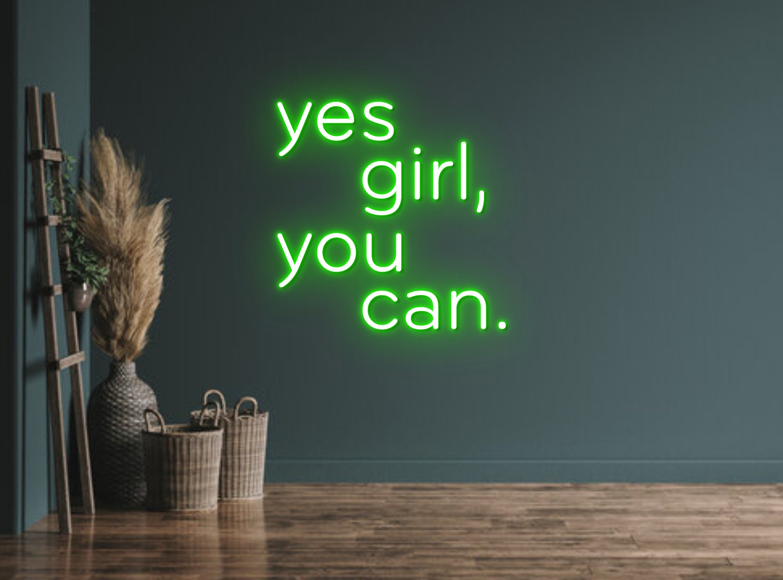 Yes Girl You Can Neon Sign