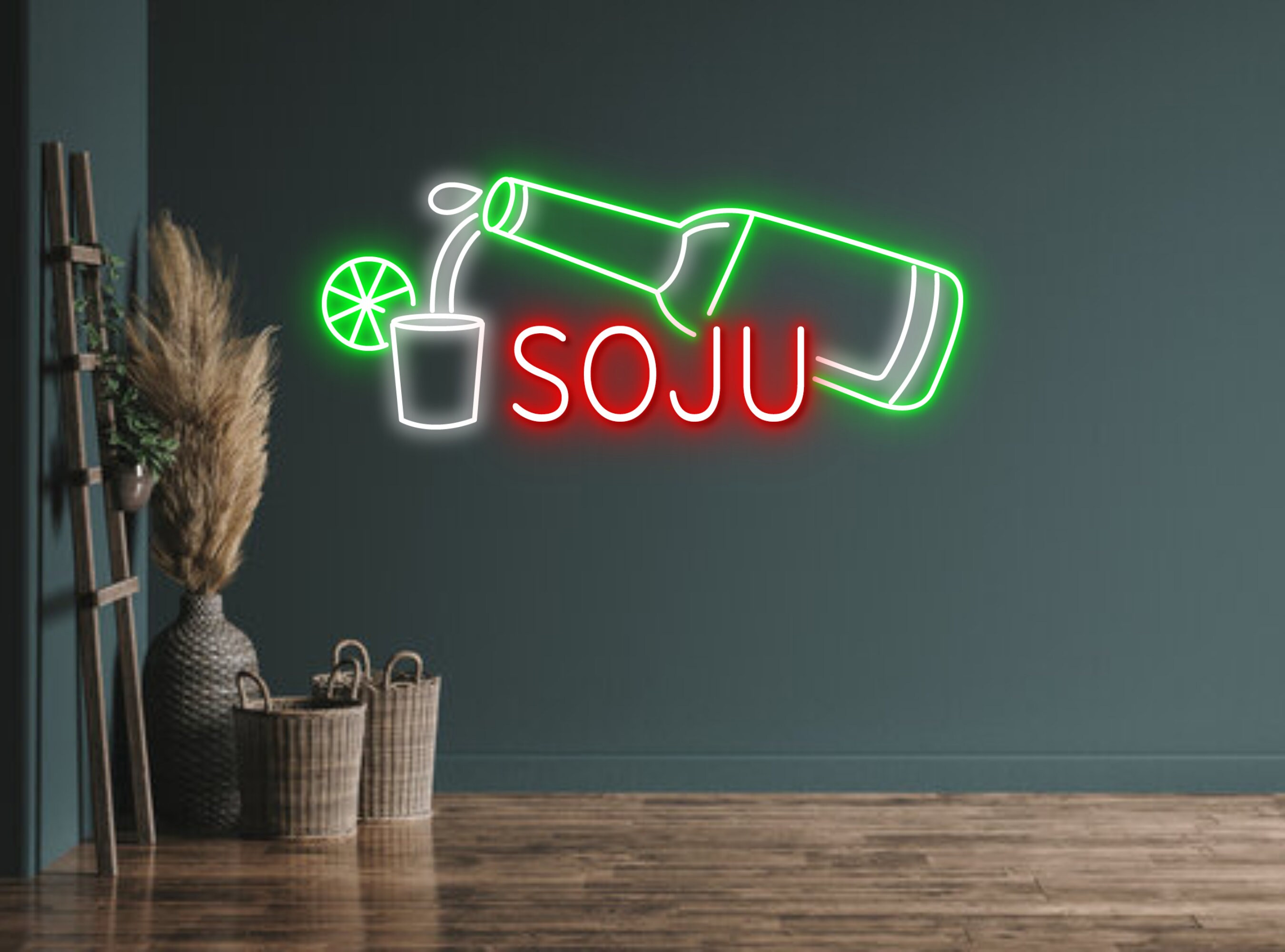 SoJu Bottle Neon Sign