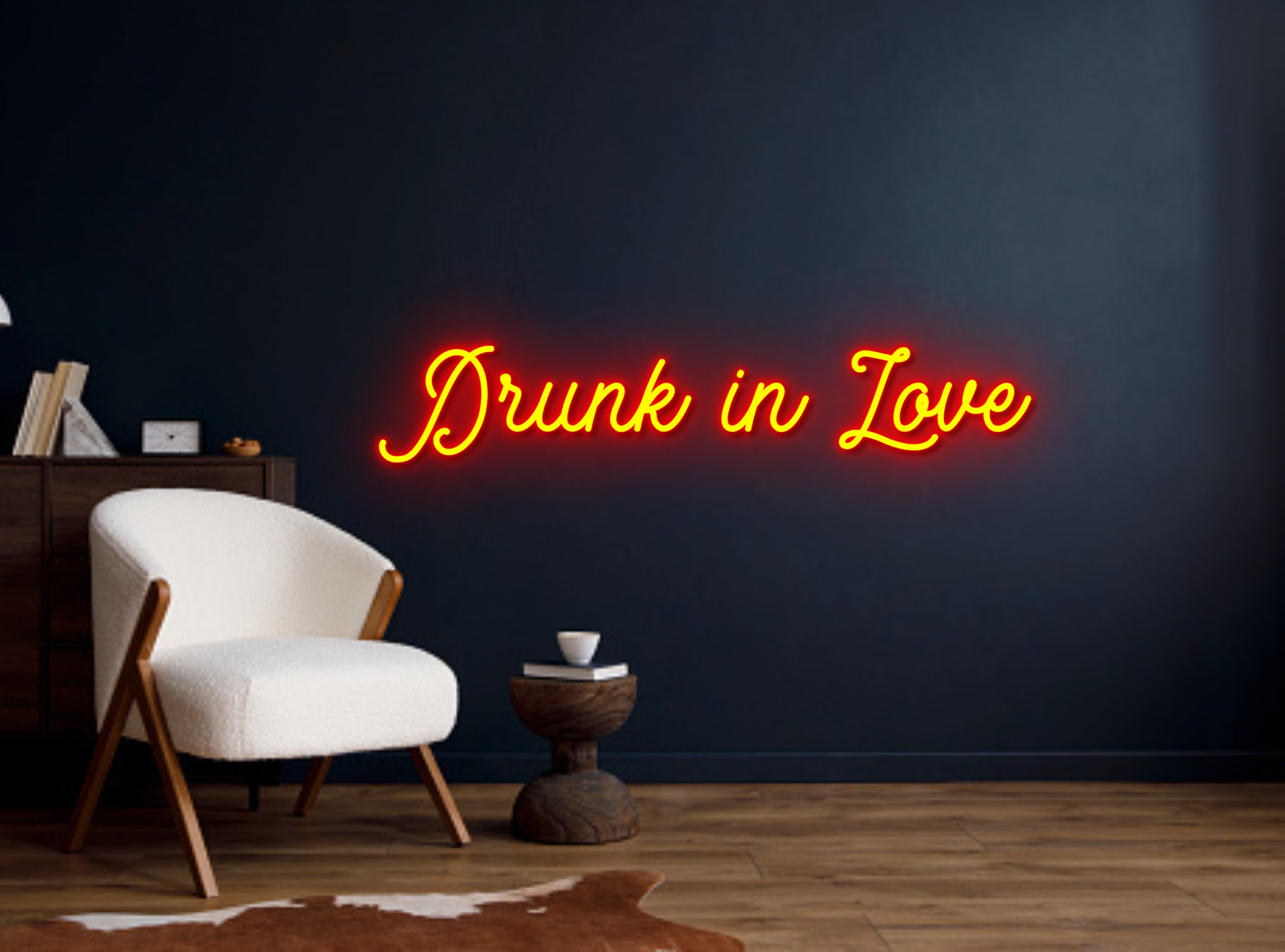 Drunk In Love Neon Sign Beer Wall Decor