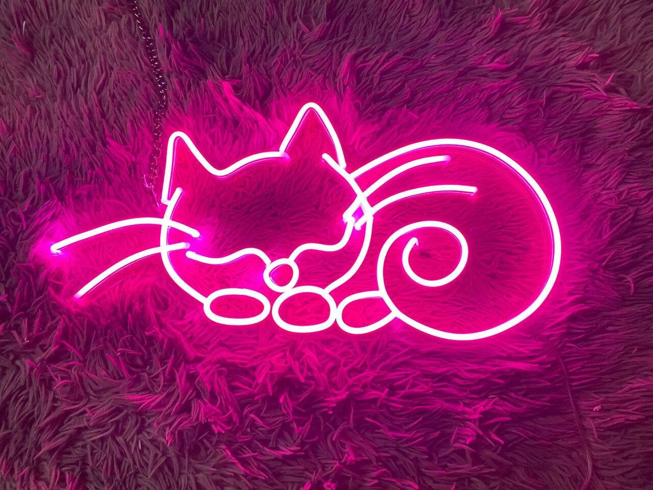Cute Cat Neon Sign