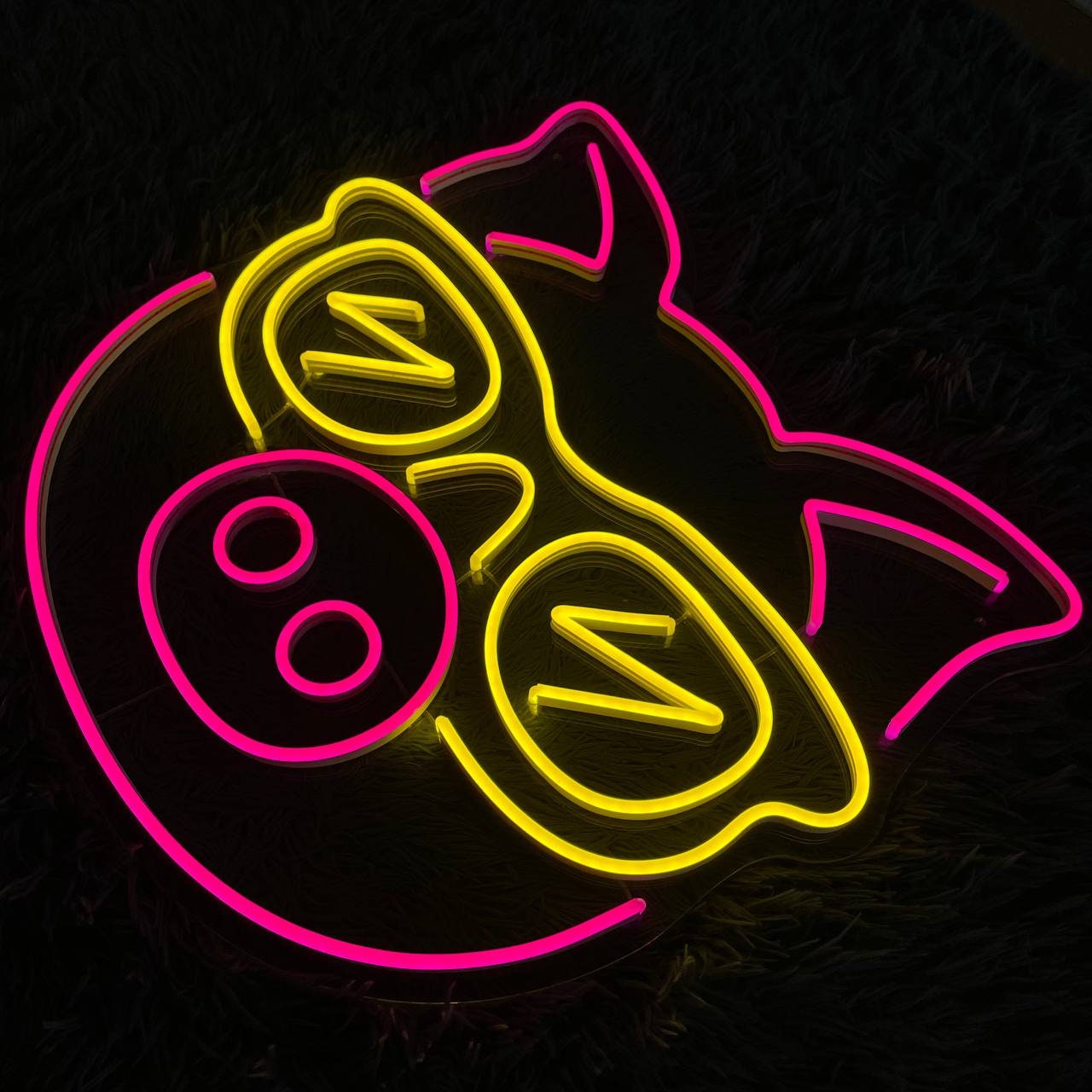 Cool Pig Neon Sign