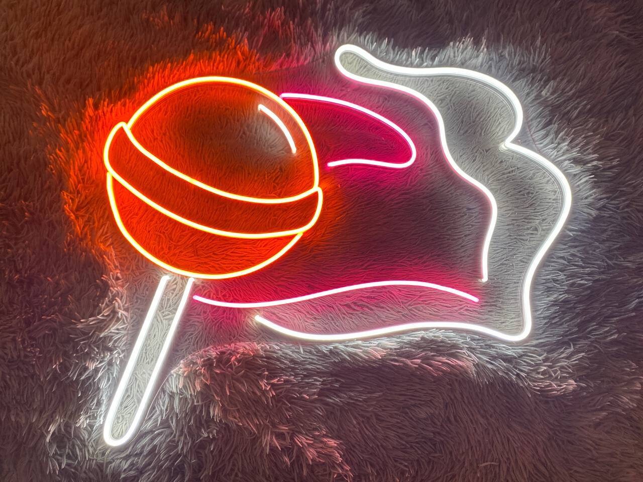 Lick Candy Neon Sign