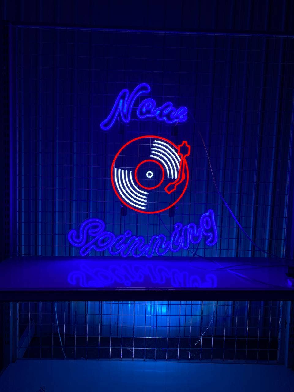 New Spinning Vinyl Record Neon Sign Studio Decor