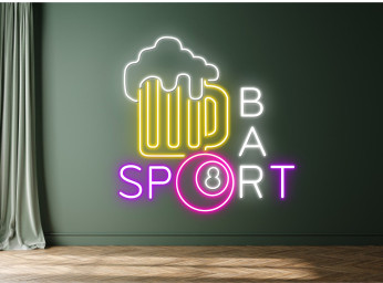 Custom Beer Sport Glass Beer Wall Decor