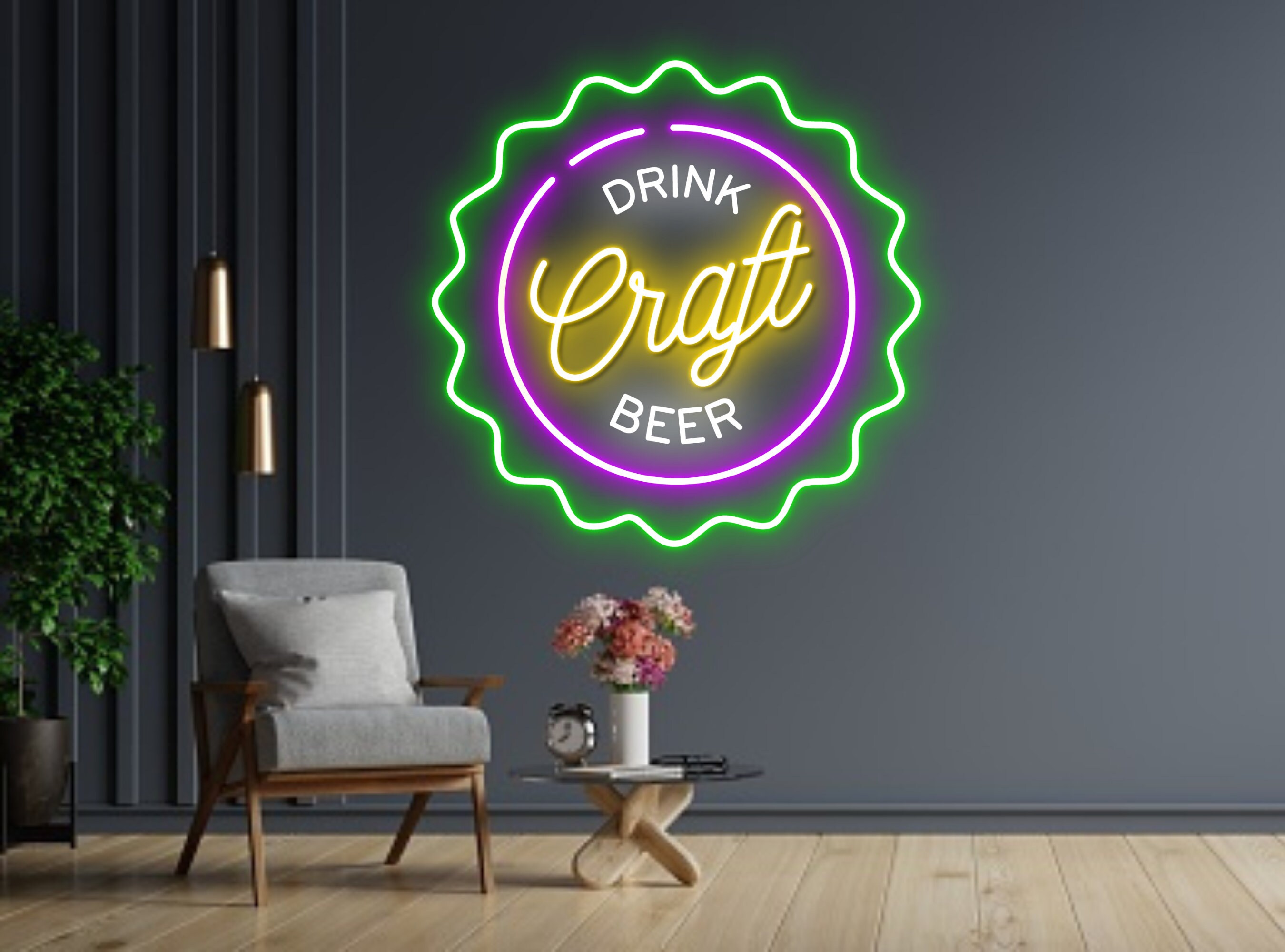 Craft Beer Bar Party Pub Neon Sign
