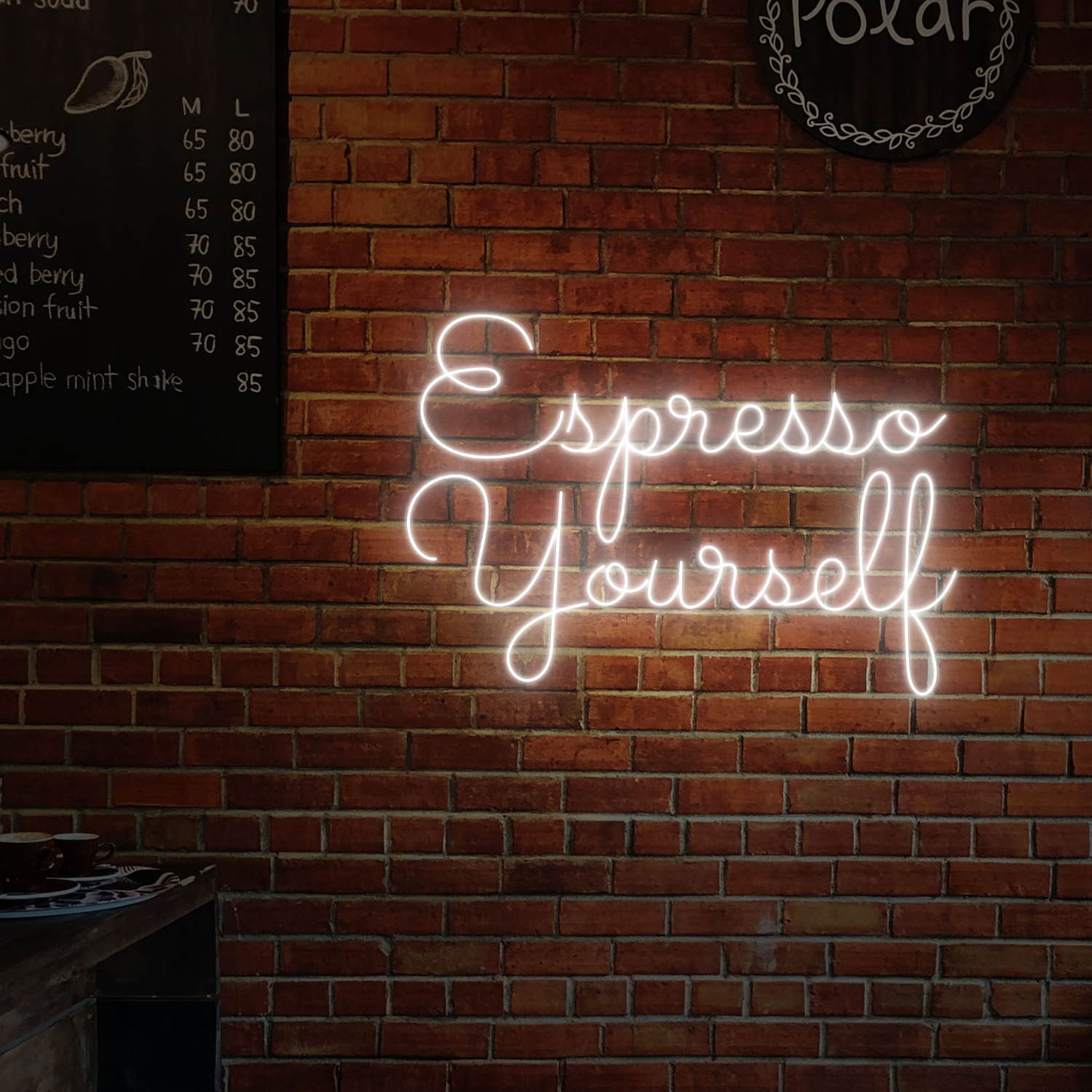 Espresso Yourself Neon LED Sign Wall Decor