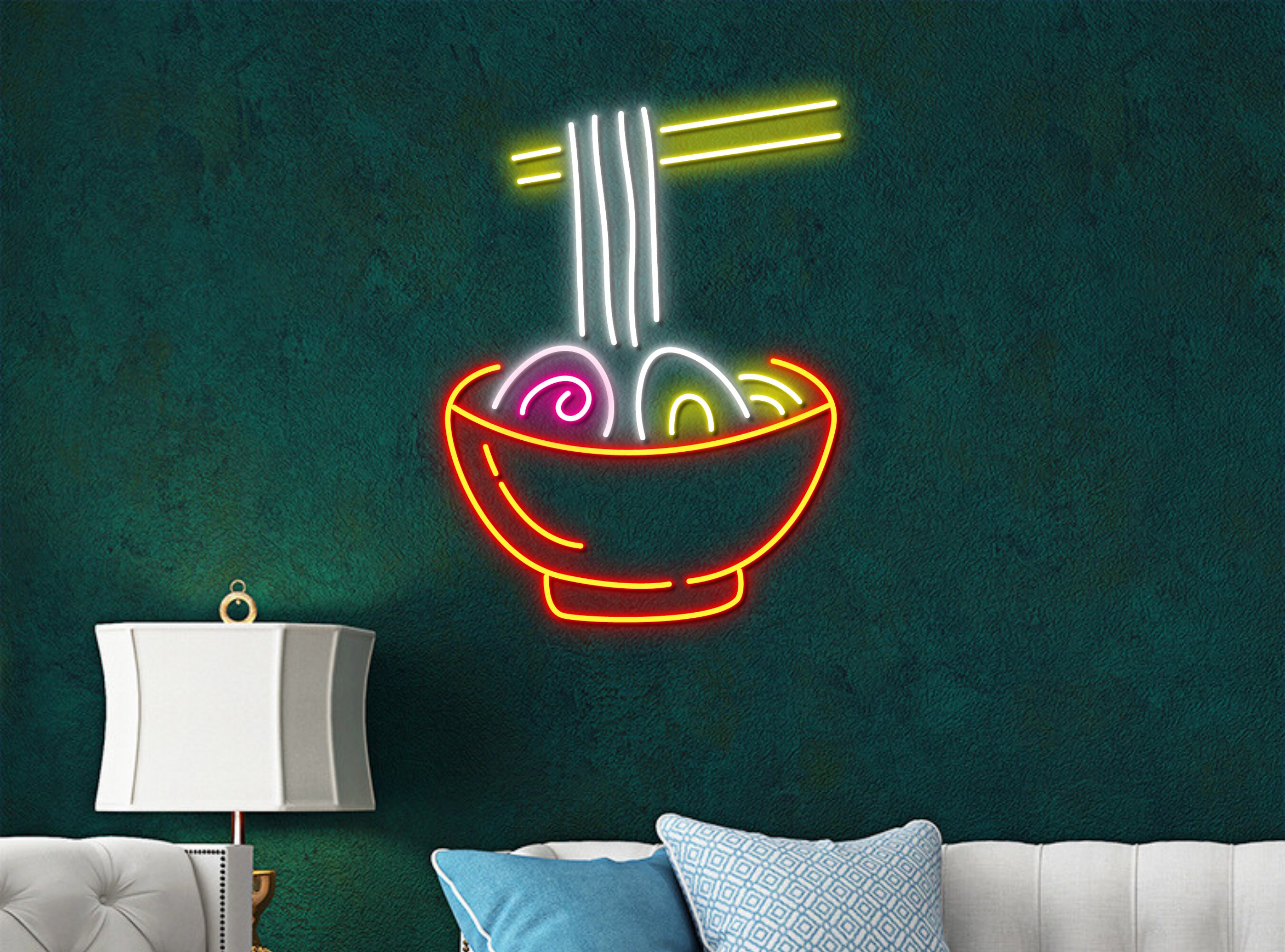 Ramen Bowl Neon Sign