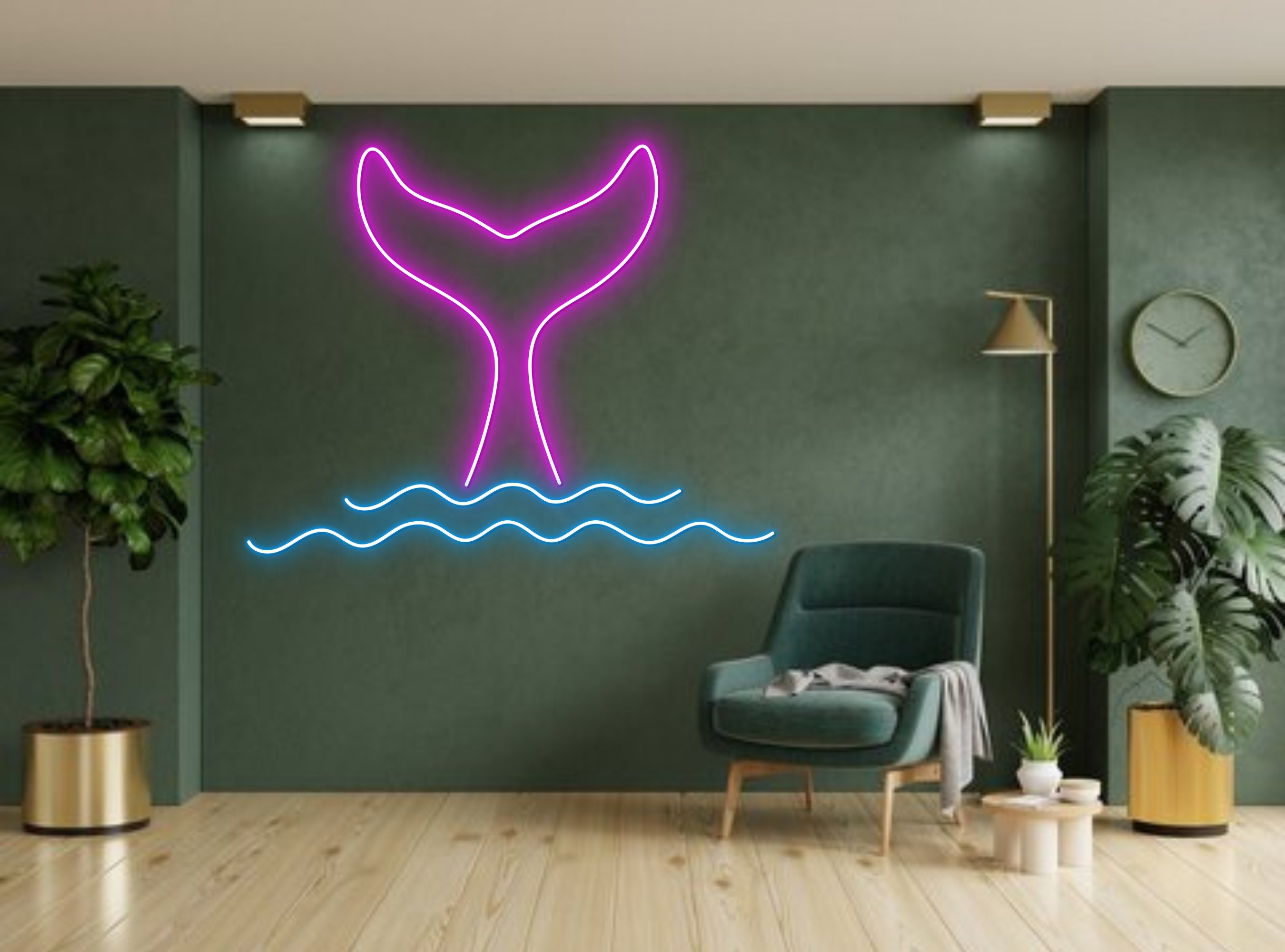 Symbol Swimming Mermaid Neon Sign Decor sign