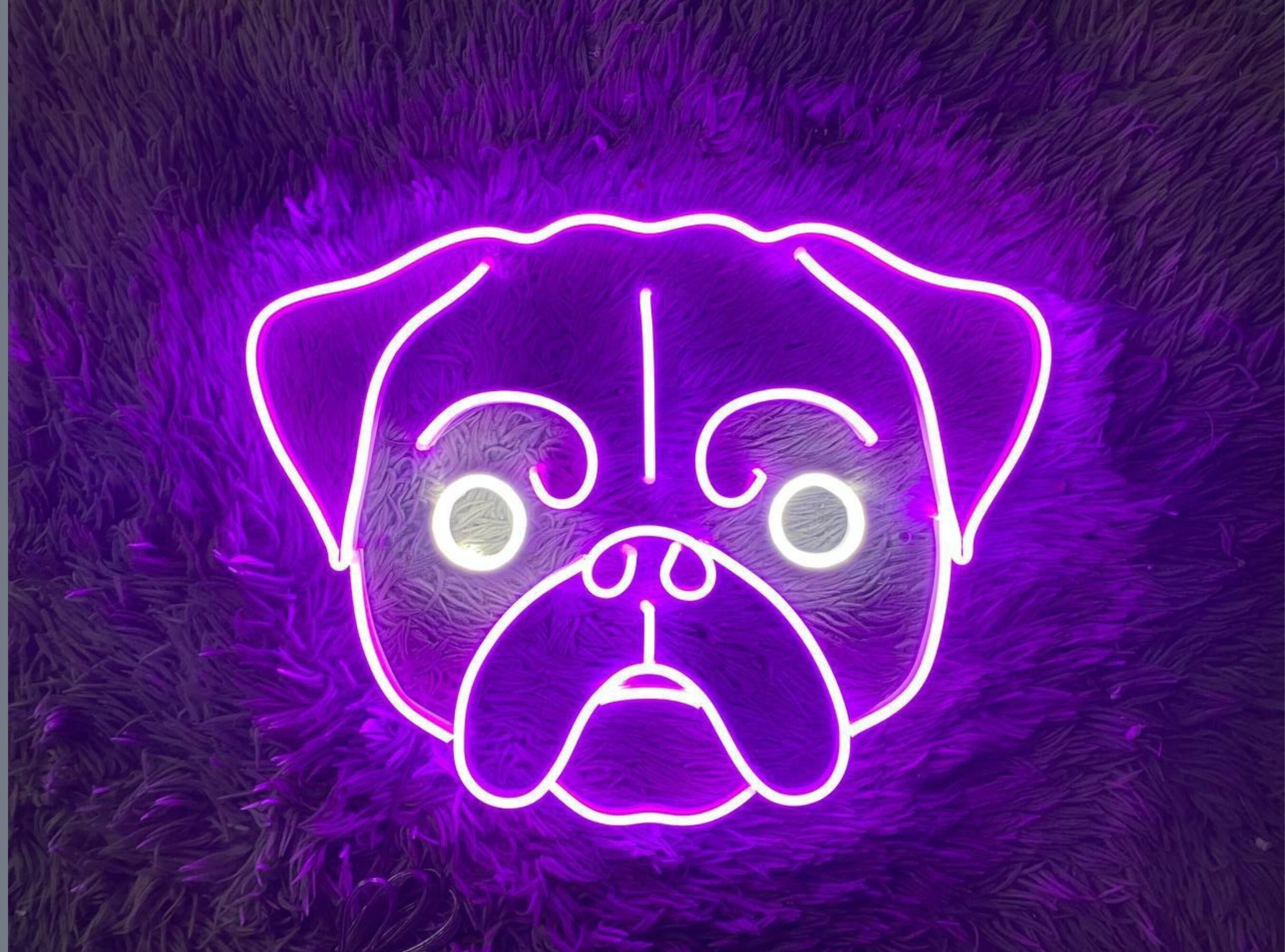 Pug Face Animal Signs
