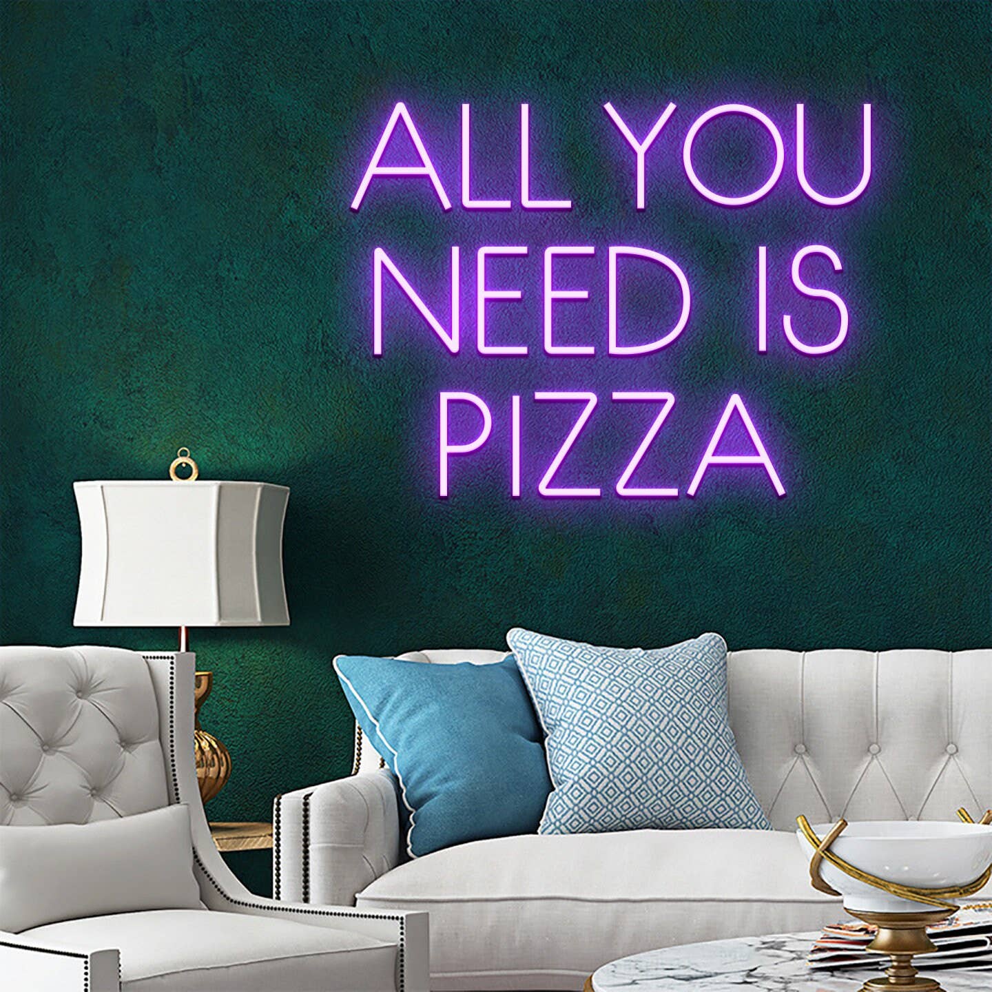 Pizza Quote Neon Sign Pizza Restaurant Decor