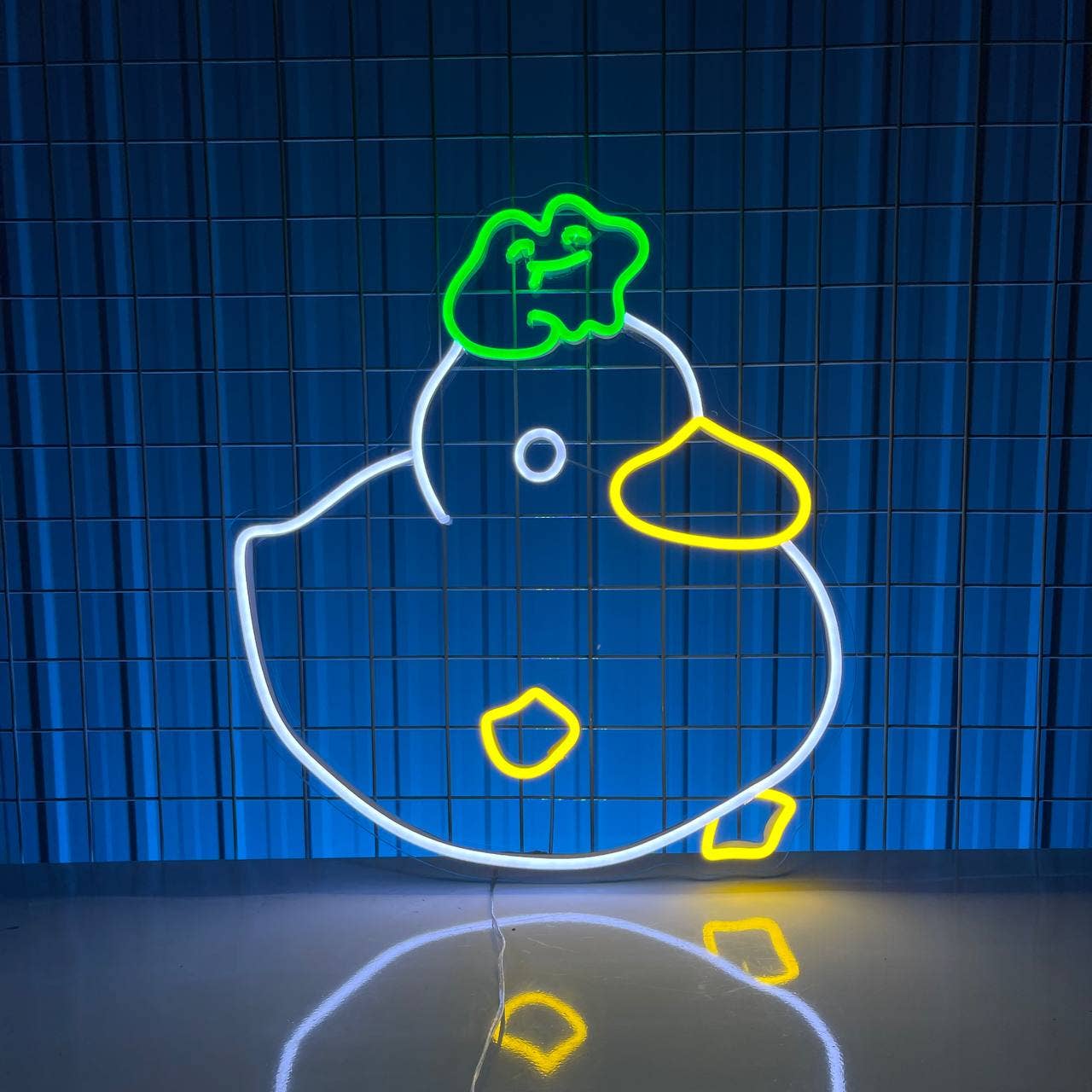 Frog On Duck Head Neon Sign Animal Light Wall Decor