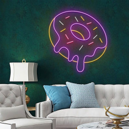 Donut Neon Sign Bakery Shop Decor