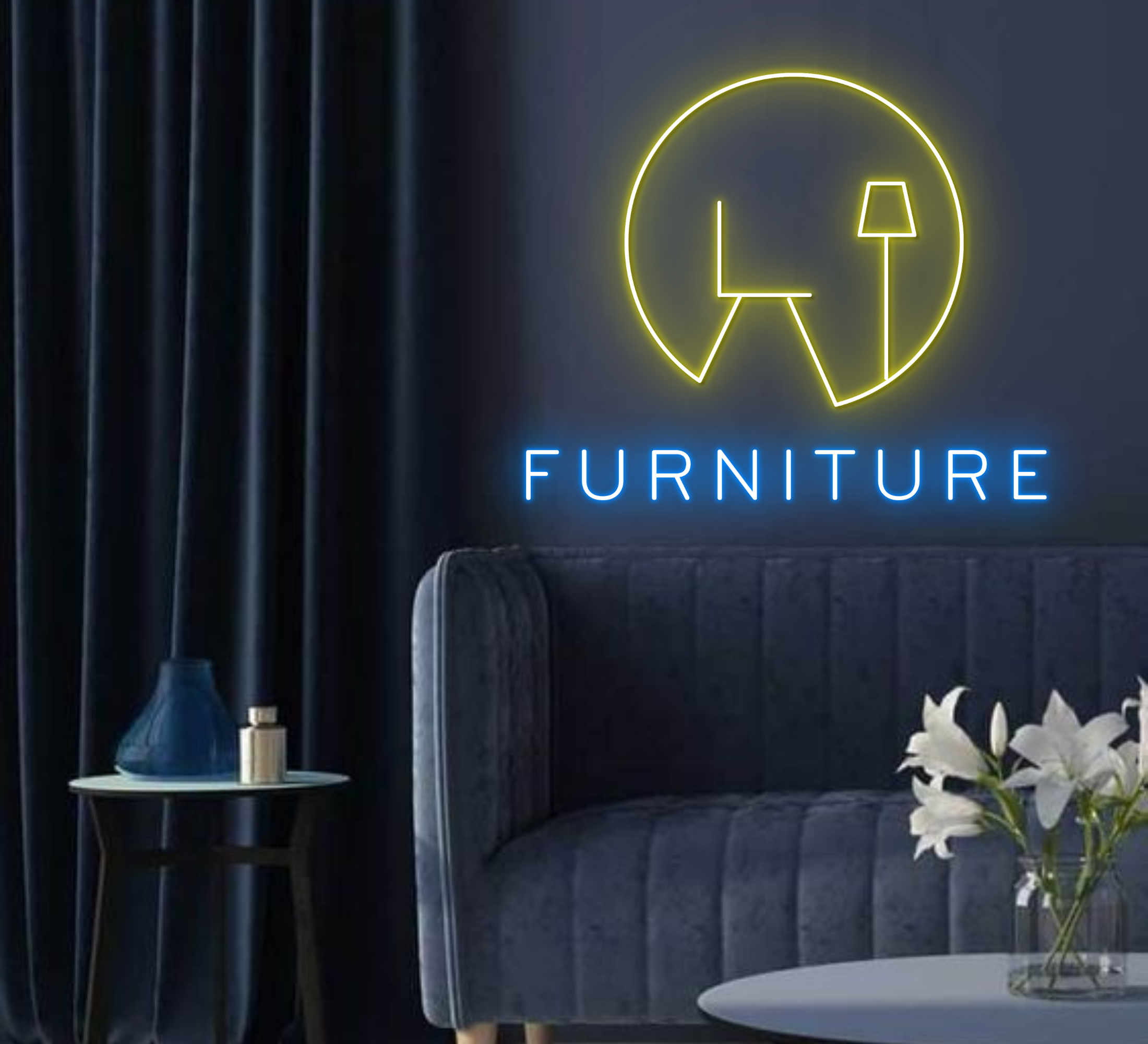 Custom Furniture Brand Neon Sign Home Store Wall Decor