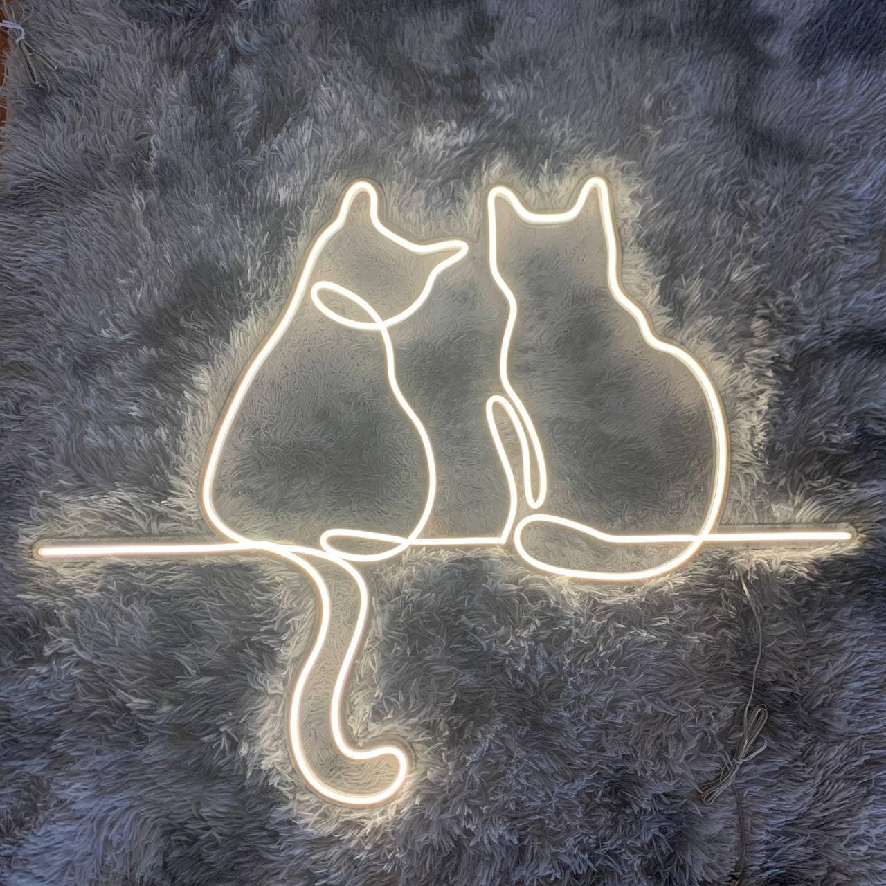 Two Cat Neon Signs Neon Lights For Wall