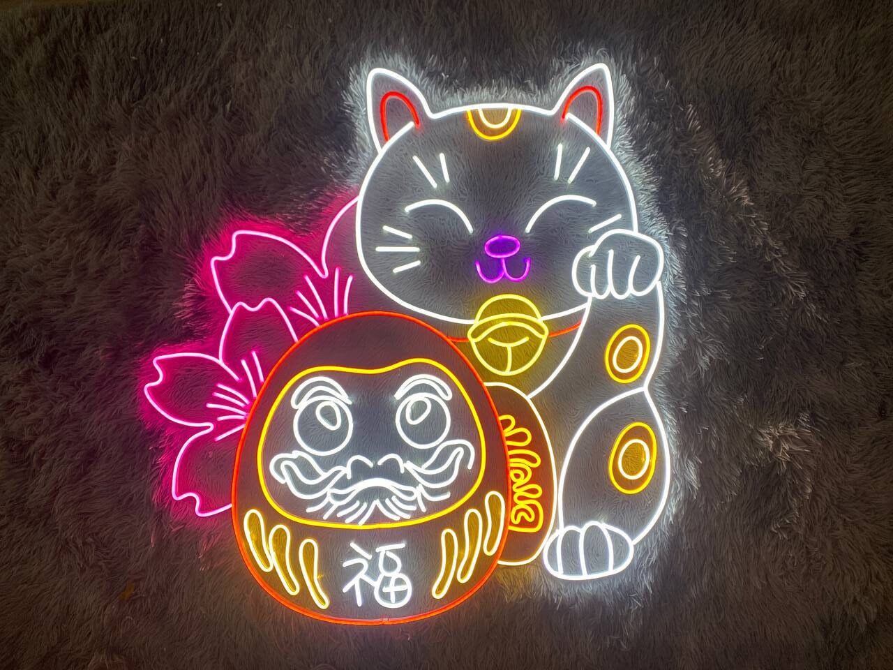 Lucky Cat Neon Signs