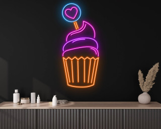 Ice Cream Neon Sign Ice Cream Store Wall Art Decor