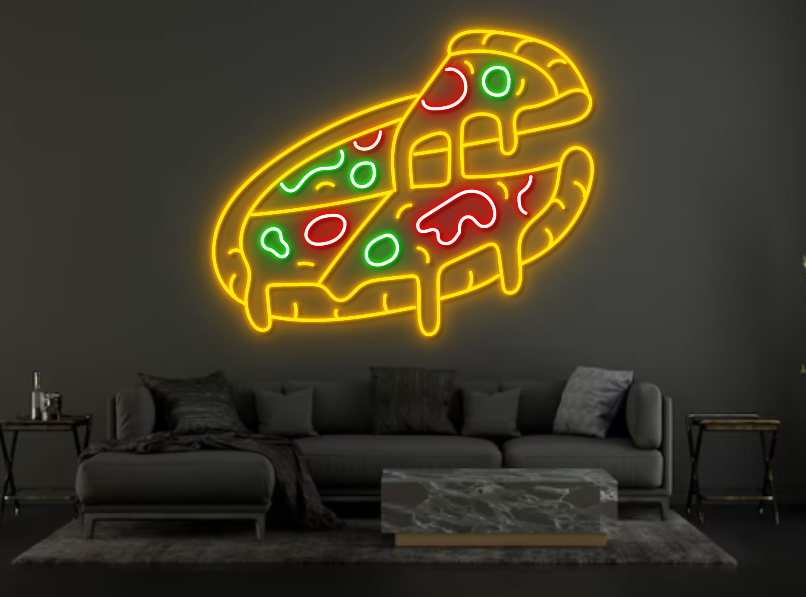 Pizza Neon Sign Wall Decoration Gift