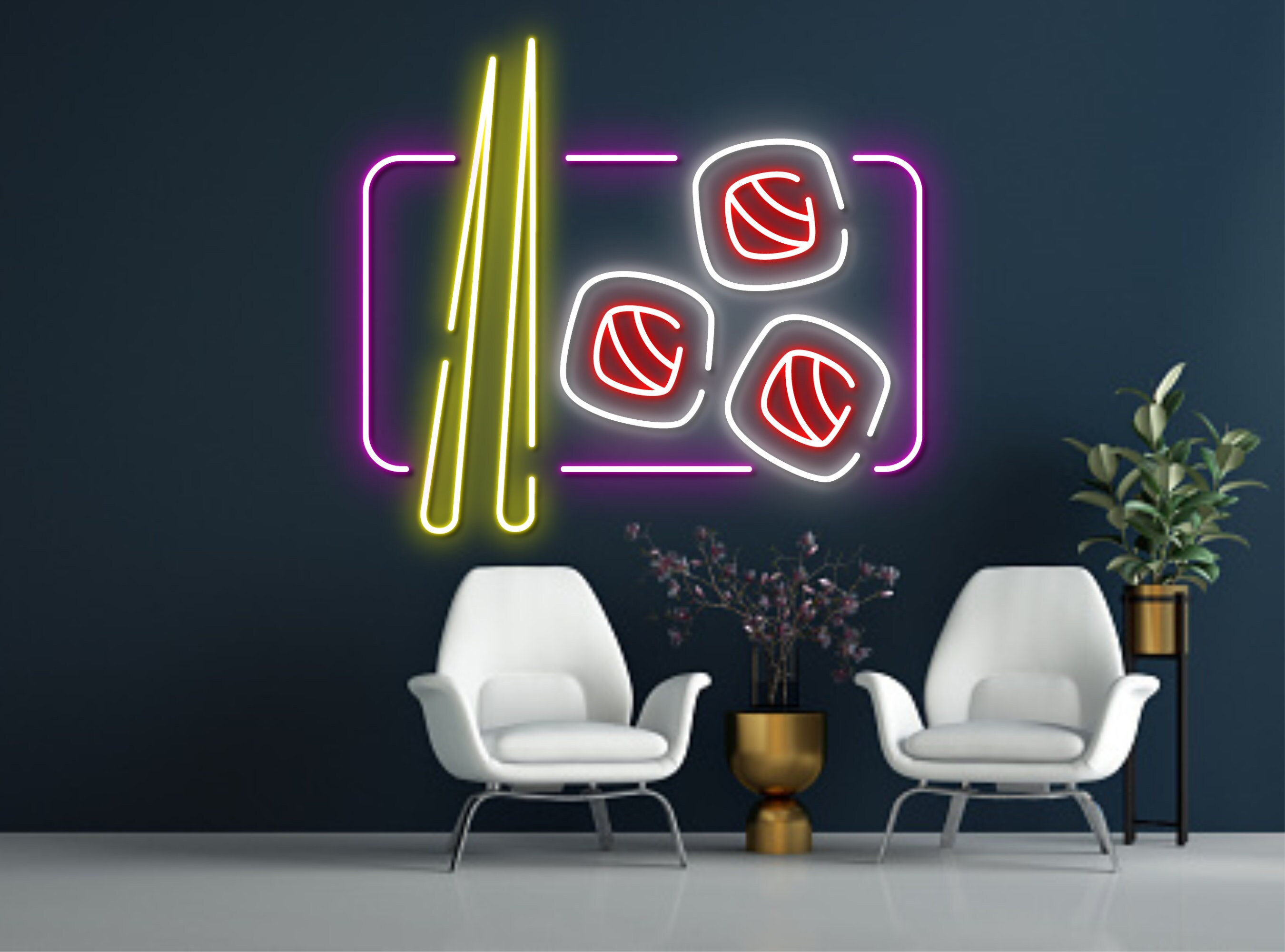 Sushi Bar Neon Signs Decoration Gift Wall Hanging Gift