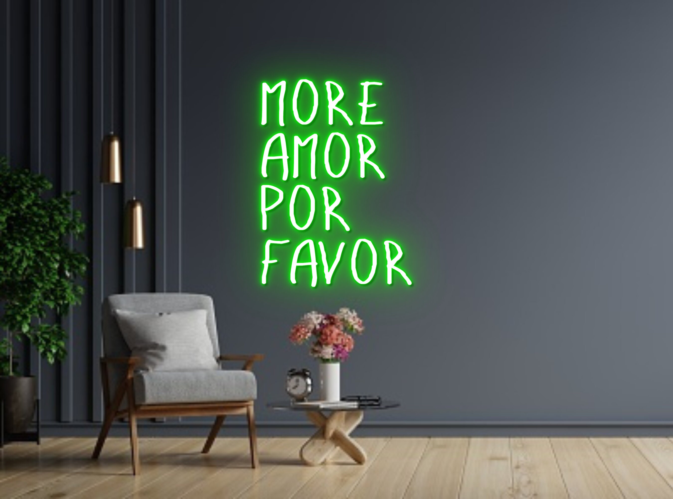 More Amor Por Favor Neon Sign