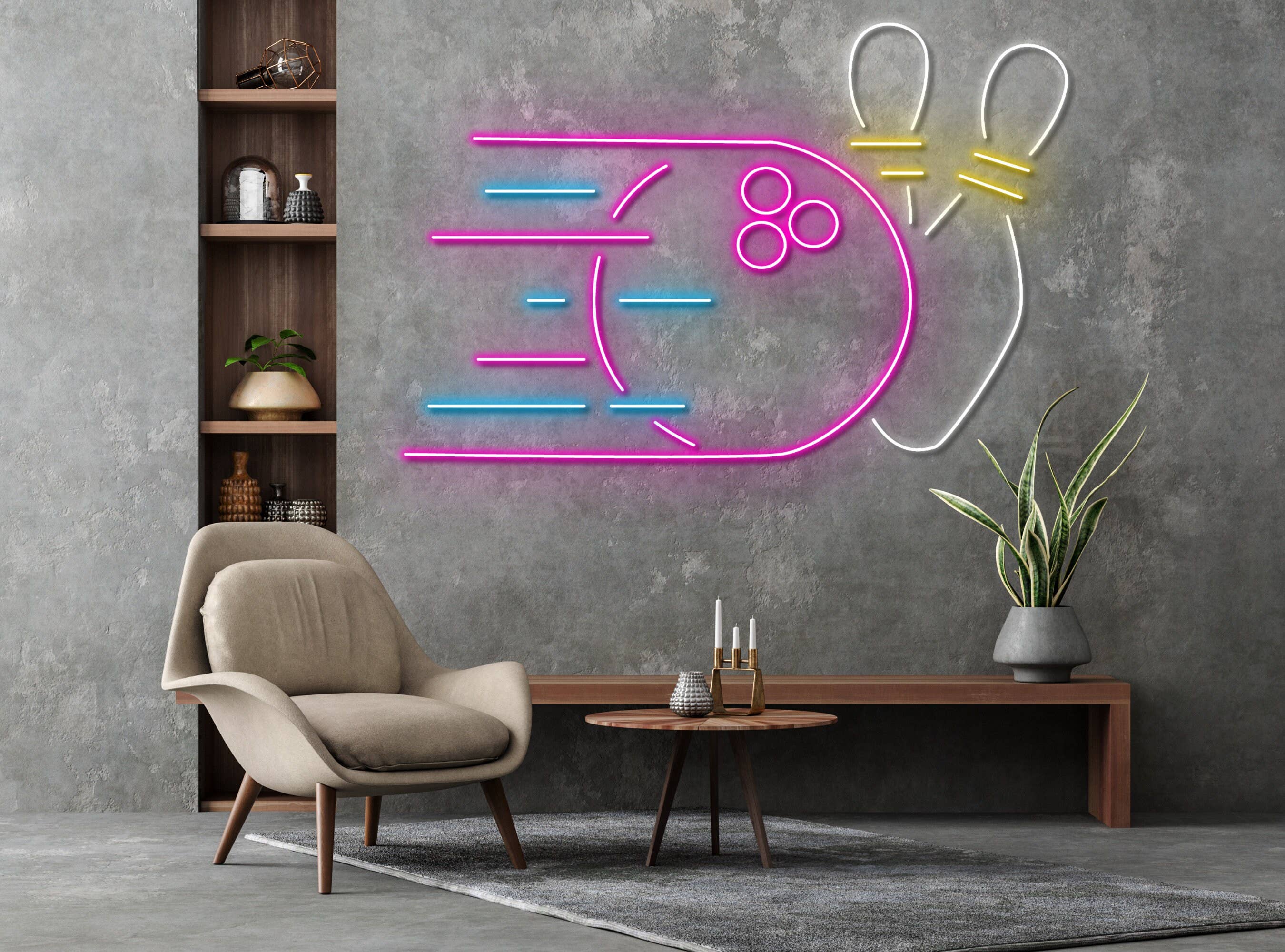Bowling Ball Neon Sign