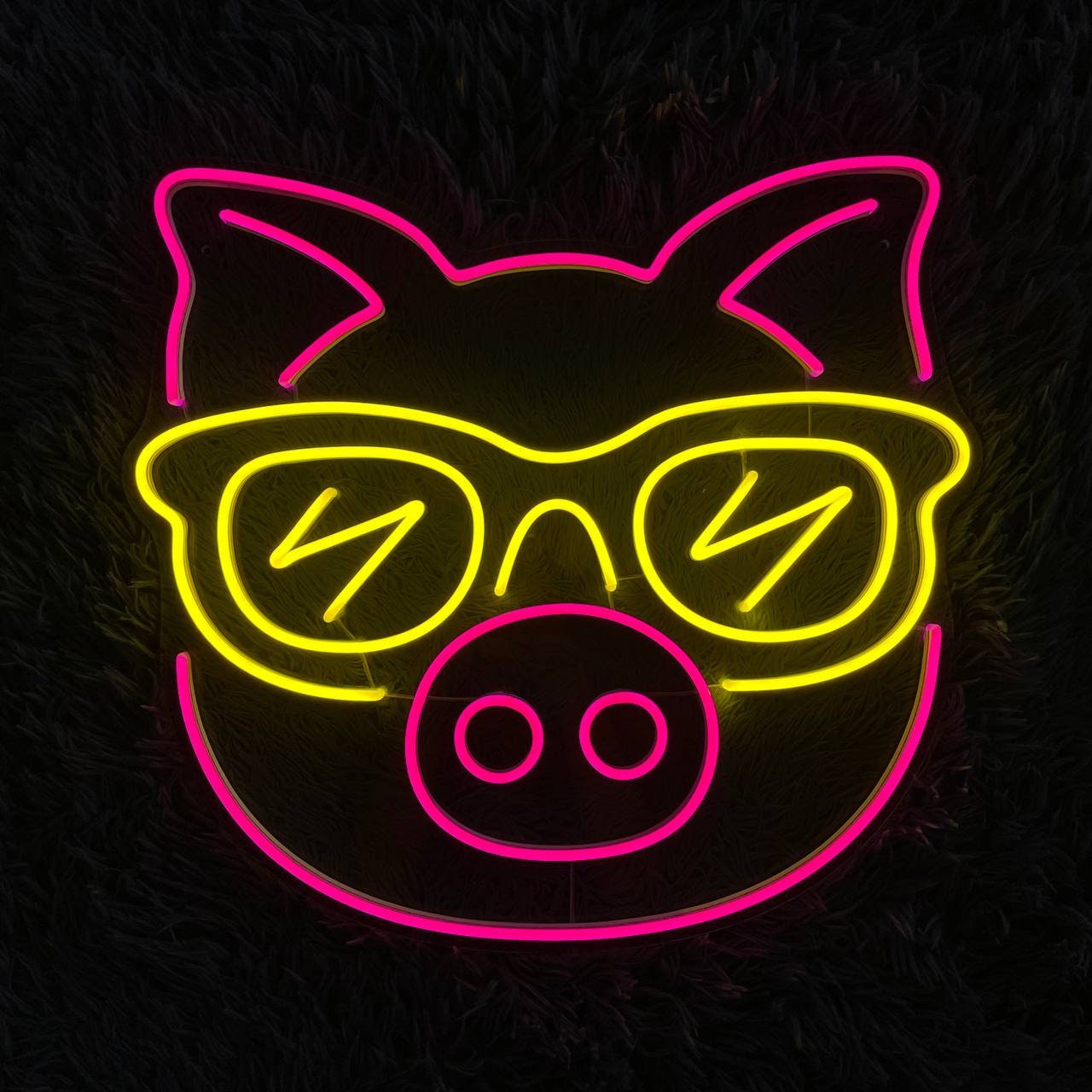 Cool Pig Neon Sign