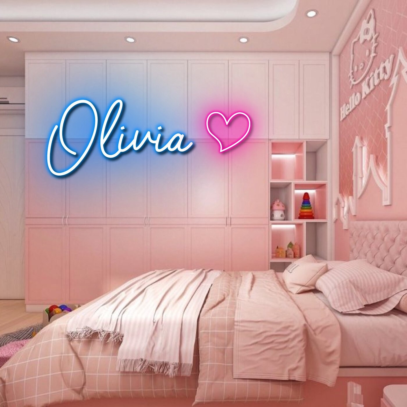 Infant Boy Personalized Neon Sign