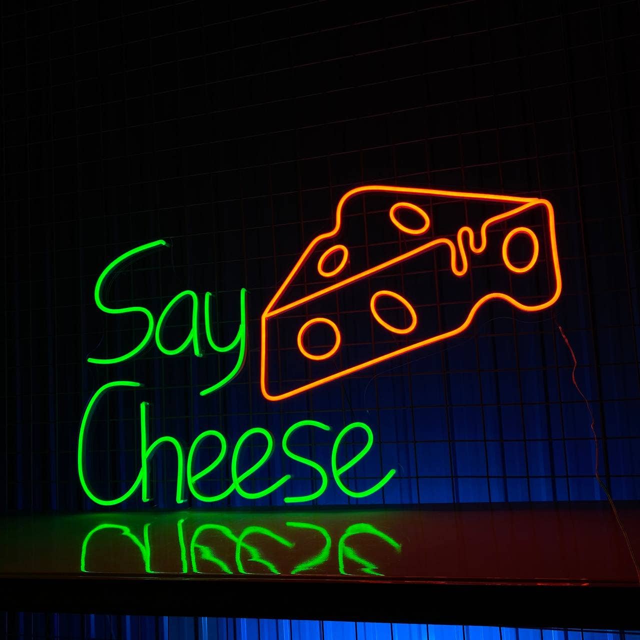 Say Cheese Neon Signs Long-lasting Wall Lights Decor