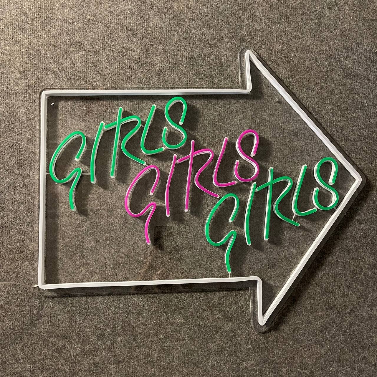 Girls Girls Girls Neon Sign Store Home Wall Decor