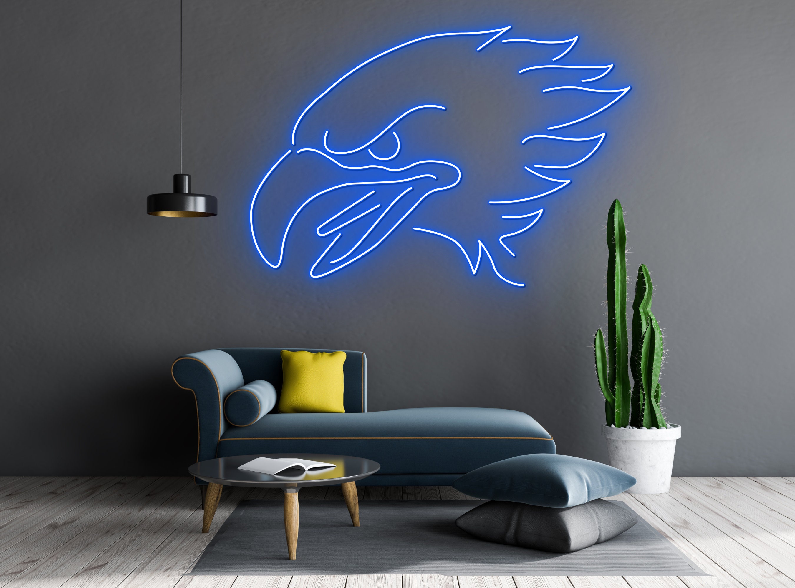 Head Eagle Neon Sign Wall Decor