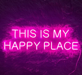 This Is My Happy Place Neon Signs